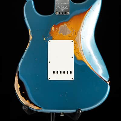 Fender Custom Shop LTD 1961 Heavy Relic Stratocaster Lake Placid Blue Over 3 Tone Sunburst image 18