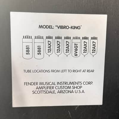 Fender Vibro-King Custom 60-Watt 3x10" Guitar Combo 2004 - 2012 - Black image 6