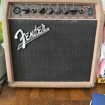 Fender Acoustasonic 15 2-Channel 15-Watt 1x6" Acoustic Guitar Amp 2013 - Present - Brown image 1