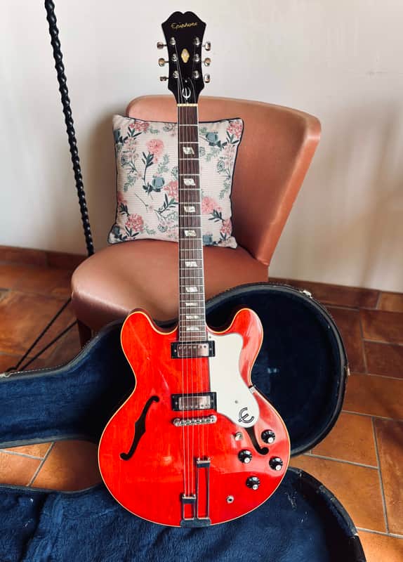 Epiphone Riviera E360TD 1967- Cherry image 1