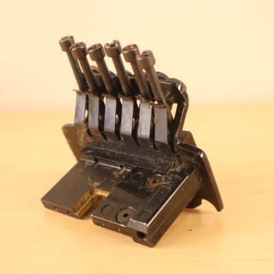 Vintage RARE Carvin Branded Stamped Kahler Steeler Tremolo Black Bridge image 7