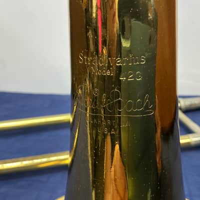 Vintage Bach Stradivarius 42G Trombone  w/ F-Attachment Early 1990s - Brass Lacquer image 6
