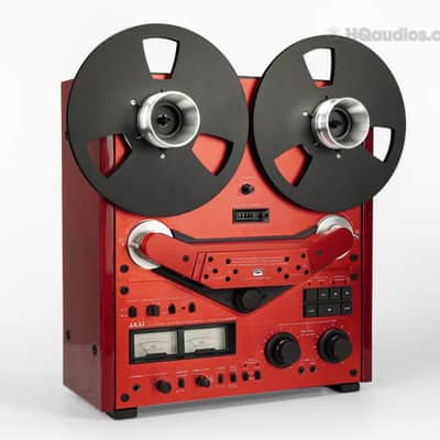 Akai GX-635D Reel-to-Reel Tape Deck Custom Red - Restored - 1 Year Warranty image 3