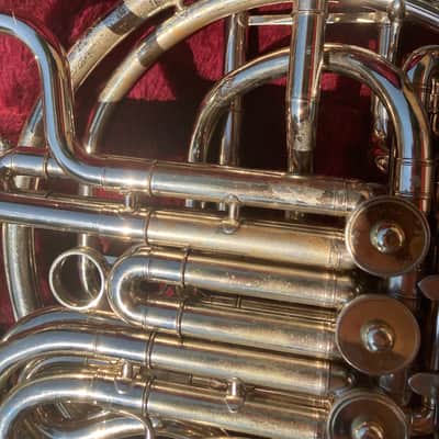 C G Conn  Professional 8D Double French Horn 1970s - Silver image 6
