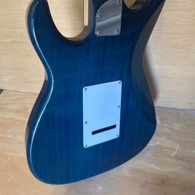 Cool Z Stratocaster - Blue flame maple image 8