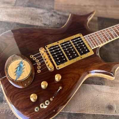 Phiga Guitars Jerry Garcia tribute lighting Bolt 2023 - Cocobolo with case! image 2