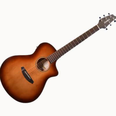 Breedlove Discovery Concert CE-SB Acoustic/Electric Cutaway Guitar 2021 Sunburst Gloss Finish image 1