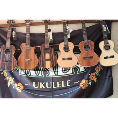 Kala KA-SSEBY-T Solid Spruce Top Striped Ebony Tenor Ukulele – Satin Finish image 18