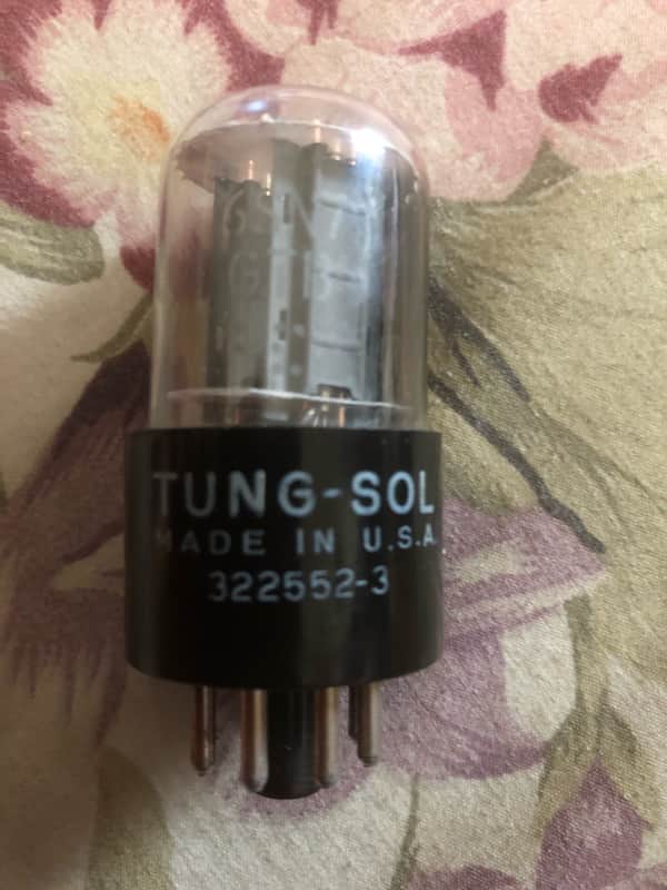 Tung-Sol 6SN7 GTB NOS 3750/3750 Octal Tube USA made image 1