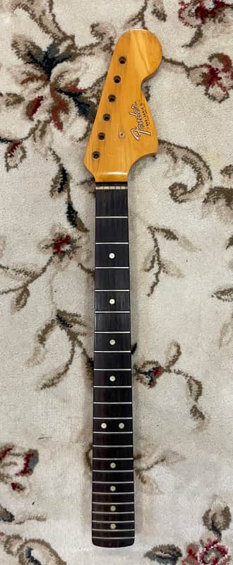 Vintage Fender Duo Sonic II 1966 B Neck - Nitro 24” Scale Brazilian Board Works With Jaguar image 1