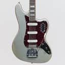 Fender Squier FSR Classic Vibe Bass VI 6 String Electric Bass Guitar - Silver Sparkle