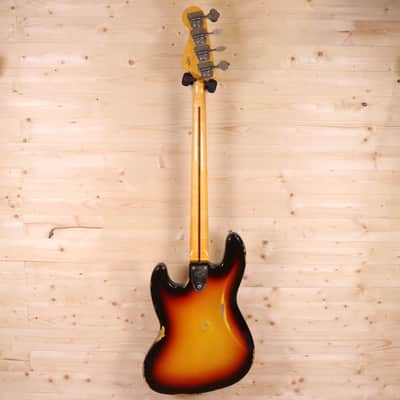 Fender Custom Shop 1972 Jazz Bass Relic - Rosewood Fingerboard, 3-Tone Sunburst image 15