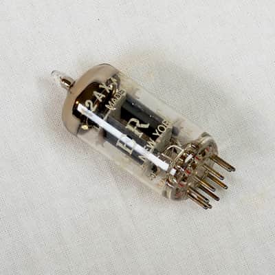 Pair of Fisher-Branded 12AX7 / ECC83 Preamp Tubes – Made by Philips in Holland – Tests Strong image 2