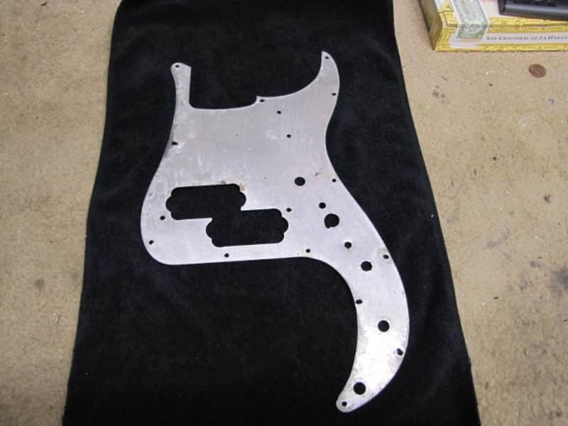 Fender Precision Bass Pick Guard Shield 1965 Tin image 1