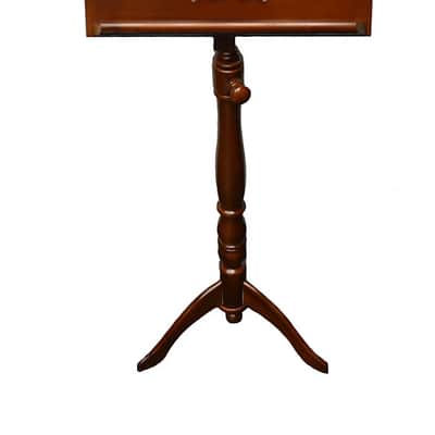 Frederick Adjustable Music Stand Designer Style Walnut image 5