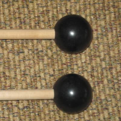 one pair new old stock (with packaging) pair of Vic Firth M8 American Custom Bells, Xylophone & Keyboard (Hard Acrylic) 1 1/4" Ball, birch natural wood shafts (sticks) image 4