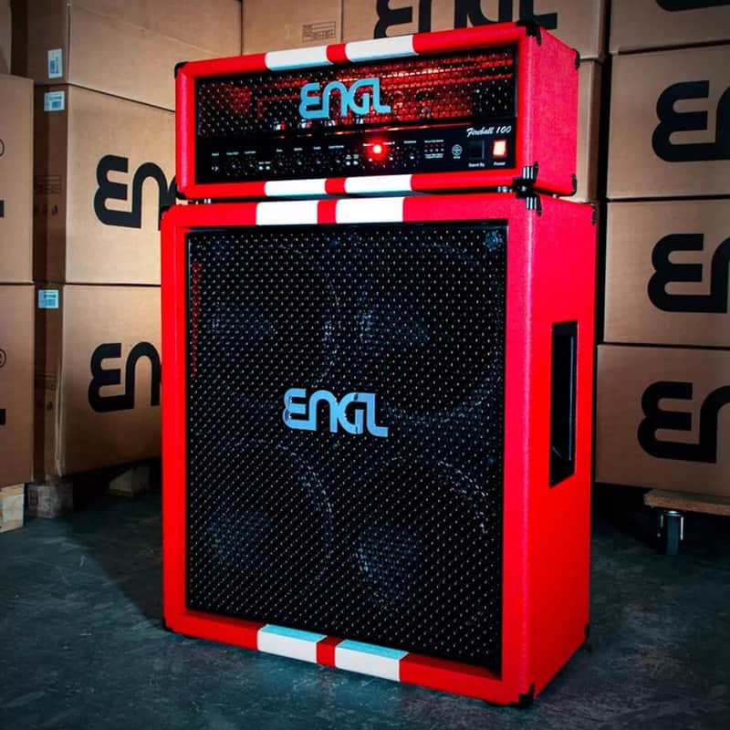 ENGL 40th Anniversary Fireball 100 Head/E412XXL Half Stack - Limited Edition "Racing Stripe" Colorway - Only 40 Made! image 1
