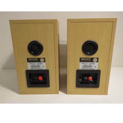 Tannoy Mercury MX1 Light Maple Bookshelf Speakers | Reverb