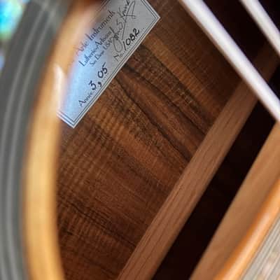 Dell Arte Grand Bouche, John Kinnard Solid Flame Koa With BigTone Pickup image 19