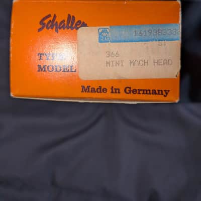 Schaller M6 six in line tuners 1990's - Chrome image 3