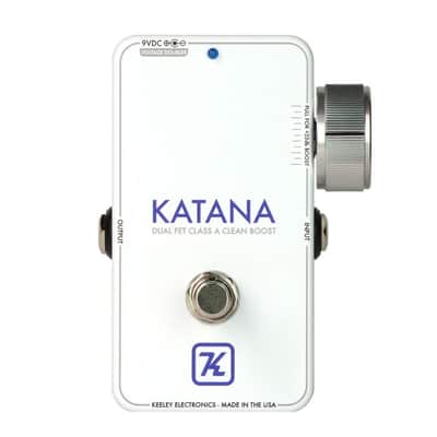Keeley Katana Clean Boost Throwback White Edition, BRAND NEW IN BOX WITH WARRANTY! FREE SHIPPING IN THE U.S.! image 1