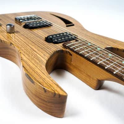 Swisher Handmade Machine Semi-Hollow Body 2024 - Zebrano image 5
