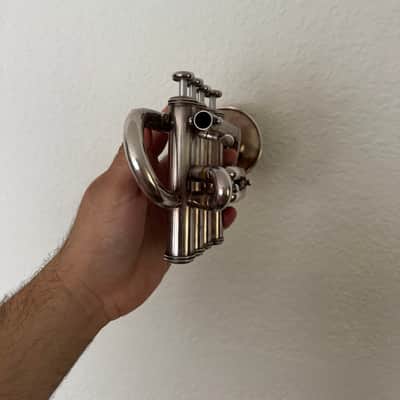 Yamaha Custom 9810 Silver Plated Bb/A Piccolo Trumpet image 3
