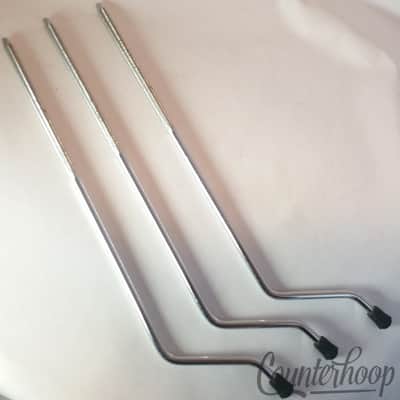 *Yamaha Recording Custom 3x Floor Tom Drum Legs Vintage 80s Chrome Japan 16,18"* - Very Good image 1
