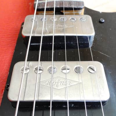 1964 Hofner 173 Vintage Electric Guitar Red Croc Selmer Super 3 w/ 510 Pickups image 12