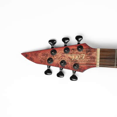 EART EXP-H6-ULTRA, Roasted Bookmatch Mahongay,24 Stainless Steel Frets image 7