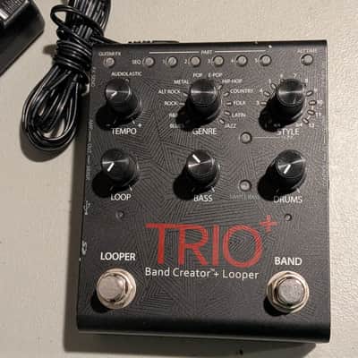 DigiTech TRIO Plus Band Creator + Looper 2010s - Black image 1