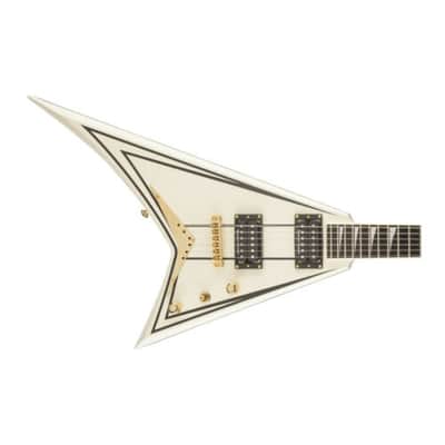Jackson Pro Series Rhoads RRT-3 6-String Electric Guitar with Ebony Fretboard (Right-Handed, Ivory with Black Pinstripes) image 7