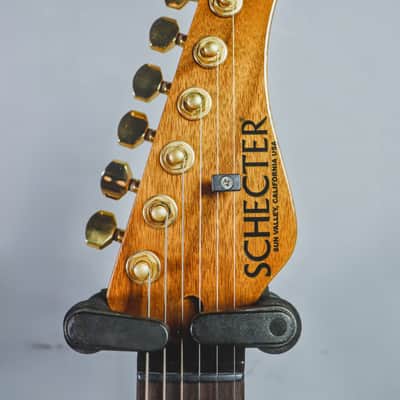 Schecter USA Custom Shop CET Walnut / Swamp Ash Natural #14-01022 image 4