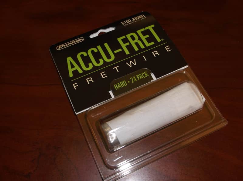 Dunlop 6S6100 Jumbo Accu-Fret 6100 18% Nickel Silver Fretwire 24 pcs image 1