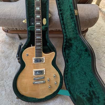 1998 GUILD USA BLUESBIRD WITH BEAUTIFUL AMBER FLAME MAPLE TOP & SD 1959 PICKUPS w/OHSC image 2