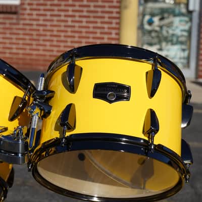 Tama Imperialstar 7-piece Shell Pack w/ Snare Drum & Tom Stand - Electric Yellow with Black Nickel Hardware image 10