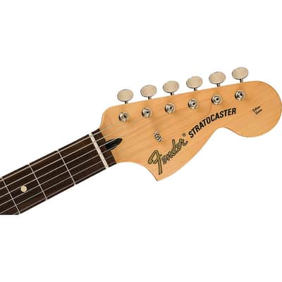Fender Tom DeLonge Stratocaster Electric Guitar With Invader SH8 Pickup Regular Graffiti Yellow image 7