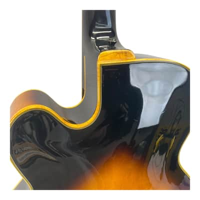 Vintage 1980 Ibanez JP20 Joe Pass Semi-Hollow Electric Guitar Tobacco Sunburst 6-String image 11