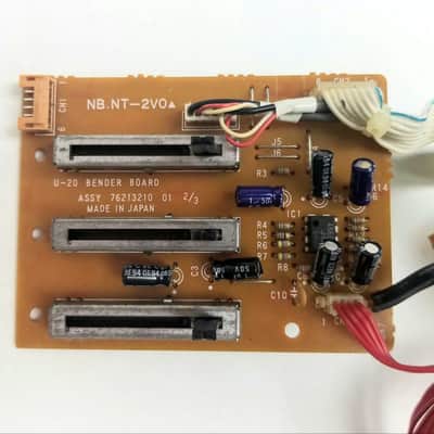 Roland Parts - U-20 "Bender Board" - Volume, C1, C2/Value Sliders image 2