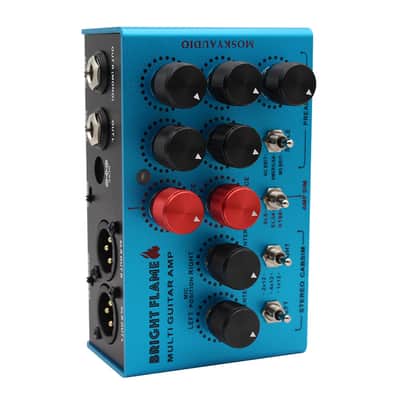 Mosky BRIGHT FLAME DI Box Effect Pedal Preamp Simulator,Power Amp Simplifier Pedal Stereo Cab Simulator ,price include the import duty for US buyer image 9