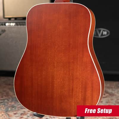 Gibson Hummingbird Special Dreadnought Acoustic/Electric Guitar - Natural Satin with Gig Bag image 2