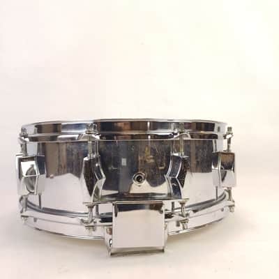 Fibes SFT690 5.5x14"Snare Drum Chrome Over Fiberglass Shell 70s Vintage 10Lug NY image 3