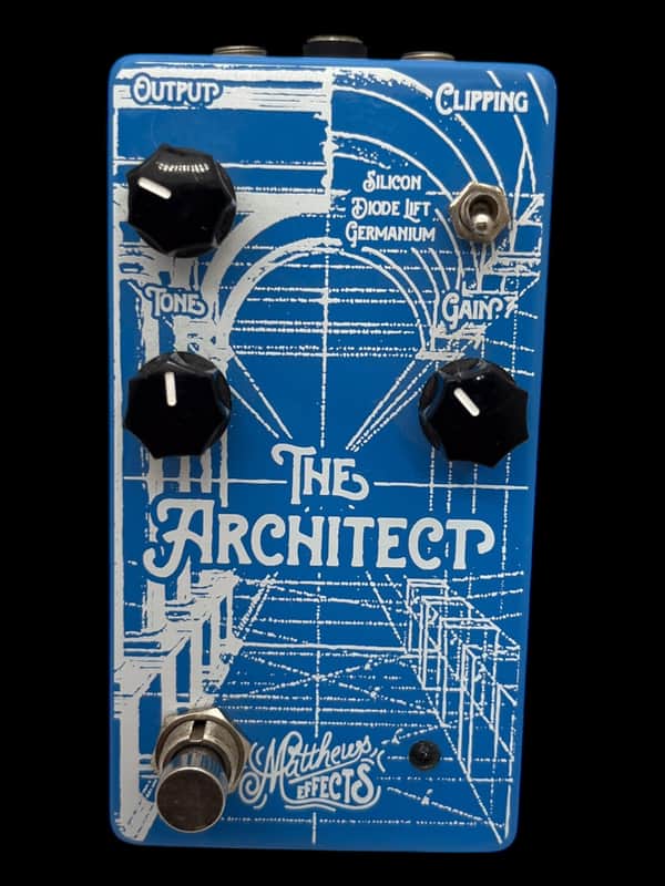 Matthews Effects The Architect Foundational Overdrive/Boost V2 2010s - Blue X7469 image 1