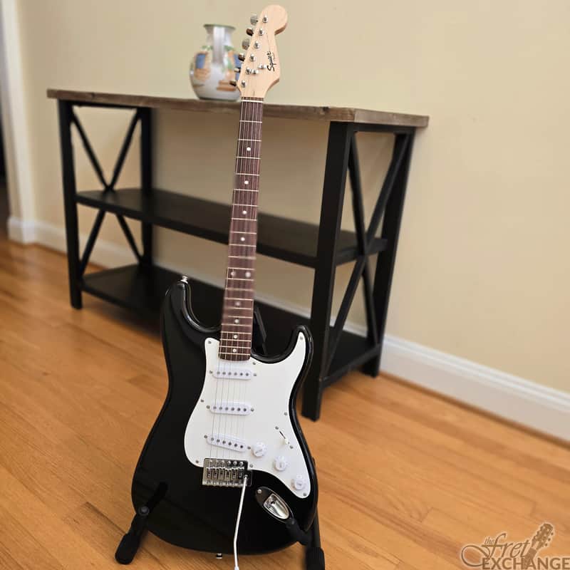 2012 Fender Squier Bullet Stratocaster - Black image 1