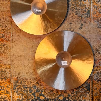 Zildjian K SWEET 16” Hihats 16” HUGE 1268 1958 g PERFECT! MASSIVE DARK HATS! Discontinued?  Don’t Pay $700 image 2