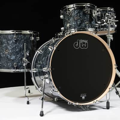 DW Performance Series 5pc Drum Kit Black Diamond 10/12/16/22/14SD image 1