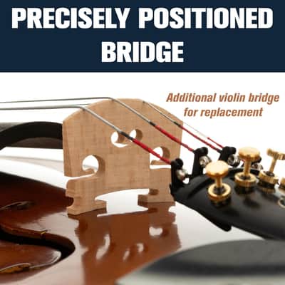 Violin 4/4 Full Size Kit Hand Oil Rub Highly Flamed 1-Piece Back Solidwood Violin image 3