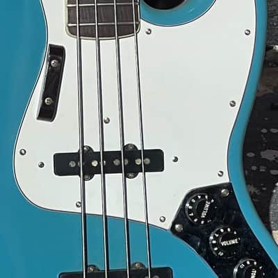 Fender Jazz Bass 1980 - 1-off original Maui Blue International Color ultra clean & cool. image 10