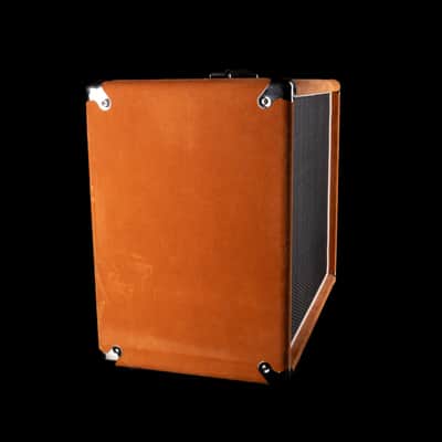 Pre-Owned  '22 Amplified Nation Bombshell 50-Watt Guitar Amp Head And 112 15-ohm 65-watt Matching Cab - Golden Brown Suede Owned by Ben Harper image 14