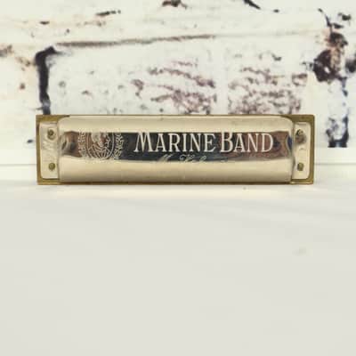 Vintage Hohner Marine Band 1896 Harmonica Key C New Old Stock image 5
